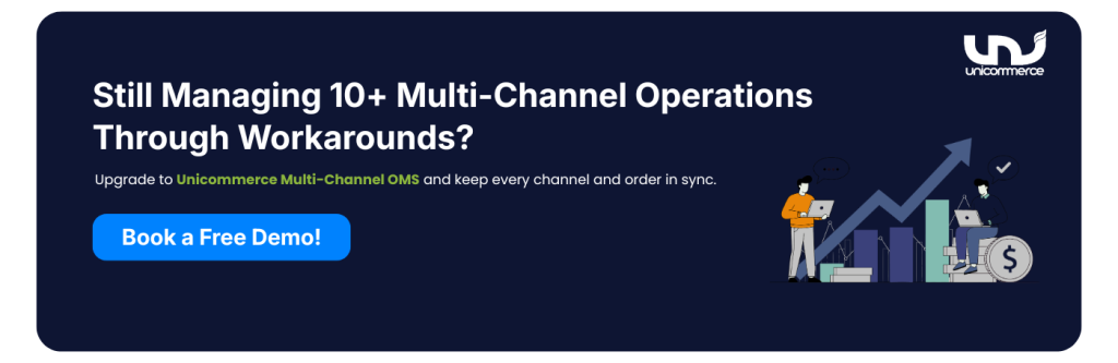 Upgrade to Unicommerce Multi-Channel OMS and keep every channel, warehouse, and order in sync.