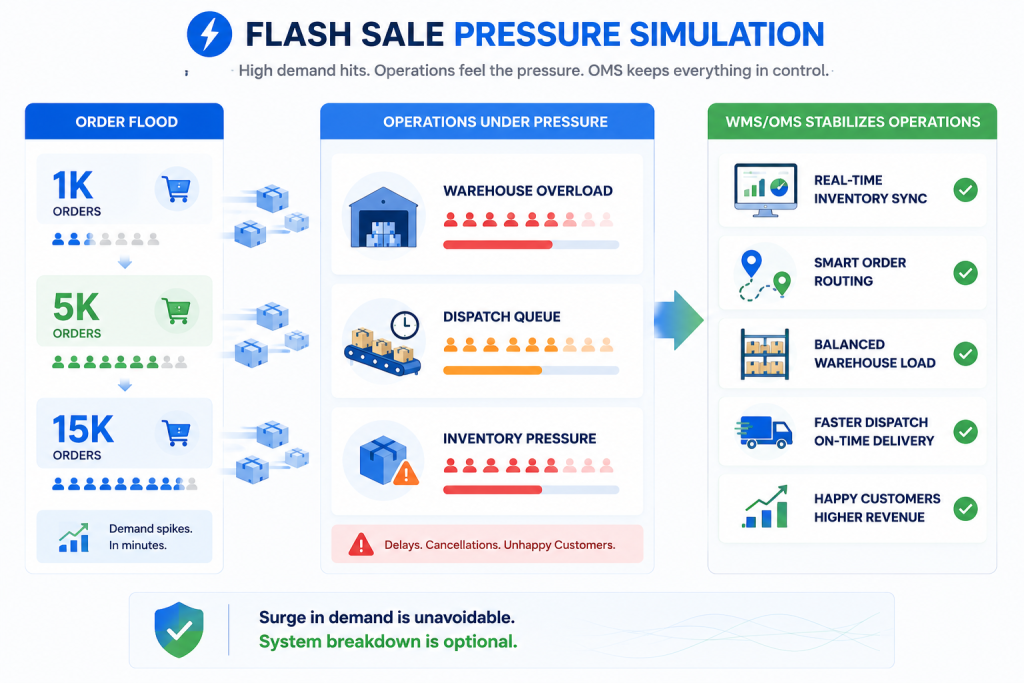 Flash Sale Pressure Simultion