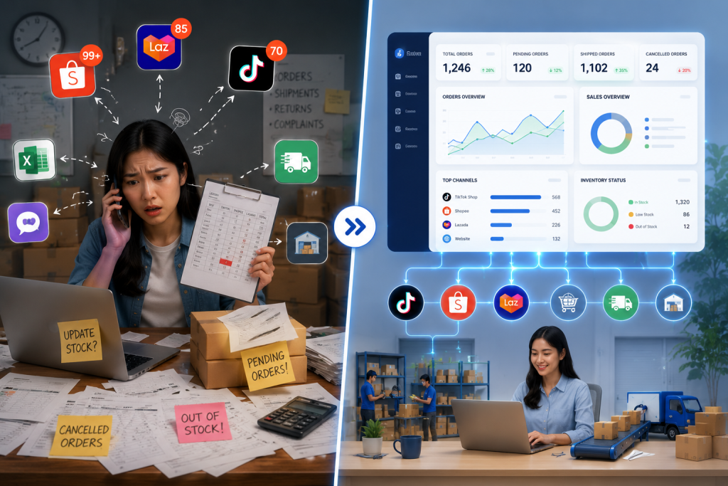 From chaos to order in e-commerce