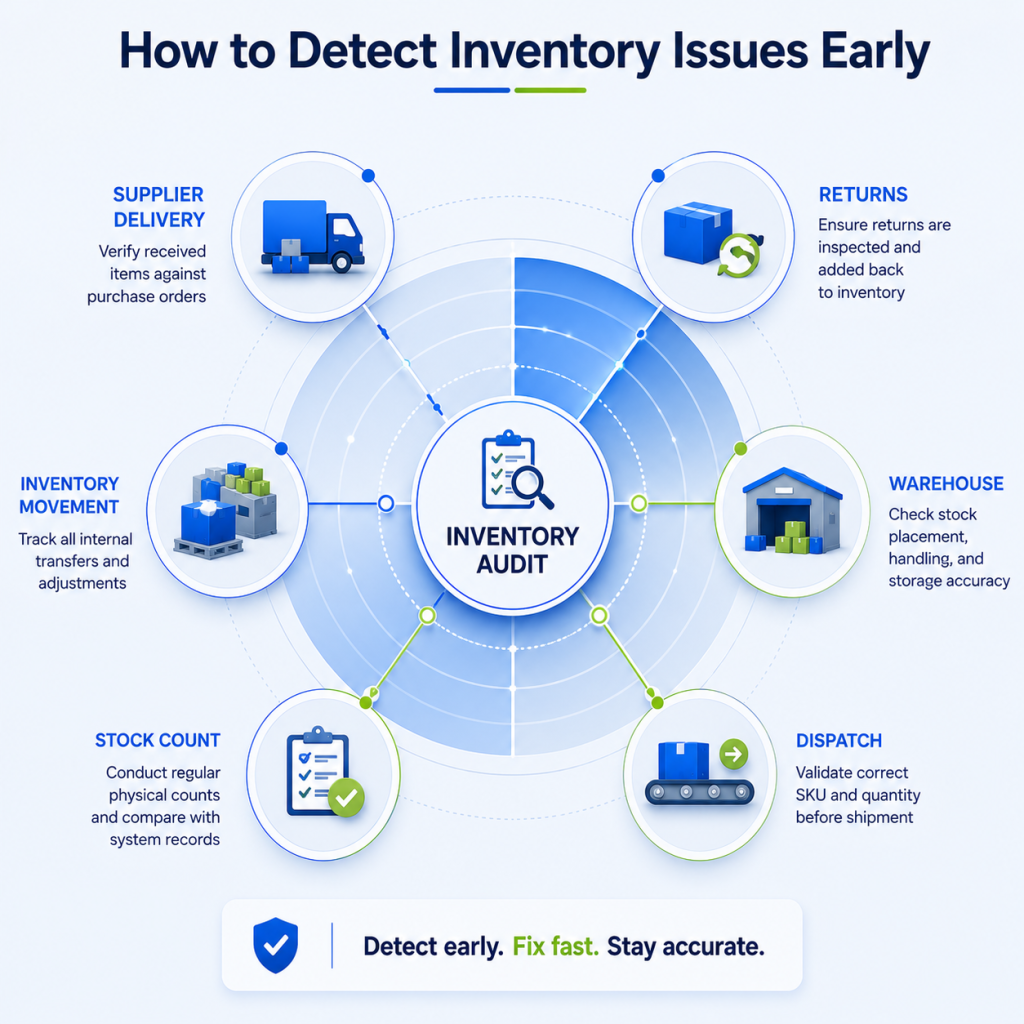How to detect inventory issues early